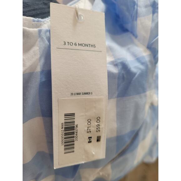 Janie and Jack Baby Girls One Piece Jumpsuit‎ Shoulder Ruffle 3-6 months NEW #8 - Picture 4 of 4